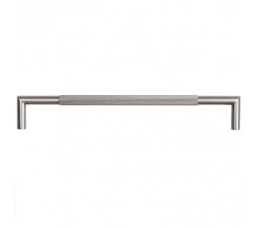 Frelan JGM8 Knurled Pull Handle - 425x25mm - Bolt Through - Gun Metal