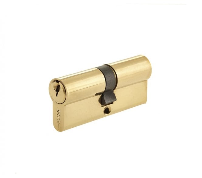 Frelan JL-100 Euro Profile Double Cylinders - 100mm - Polished Brass