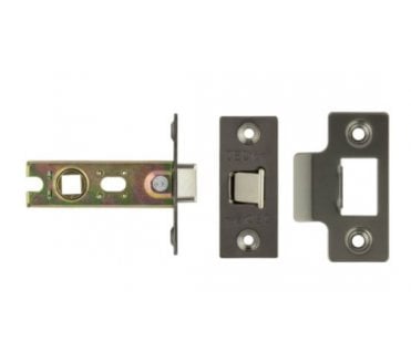Frelan JL Bolt-Through Tubular Mortice Latch - Black Nickel