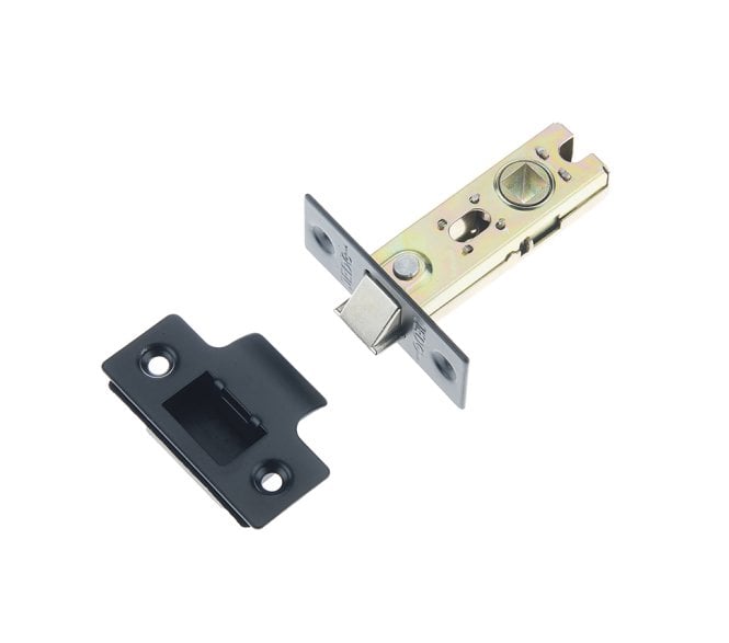 Frelan JL Bolt-Through Tubular Mortice Latch - Matt Black