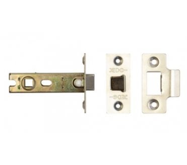 Frelan JL Bolt-Through Tubular Mortice Latch - Nickel Plated