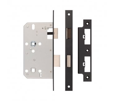 Frelan JL-DB60MB DIN Bathroom Lock - Matt Black