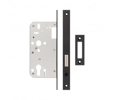 Frelan JL-DD60MB DIN Euro Profile Deadlock - Matt Black