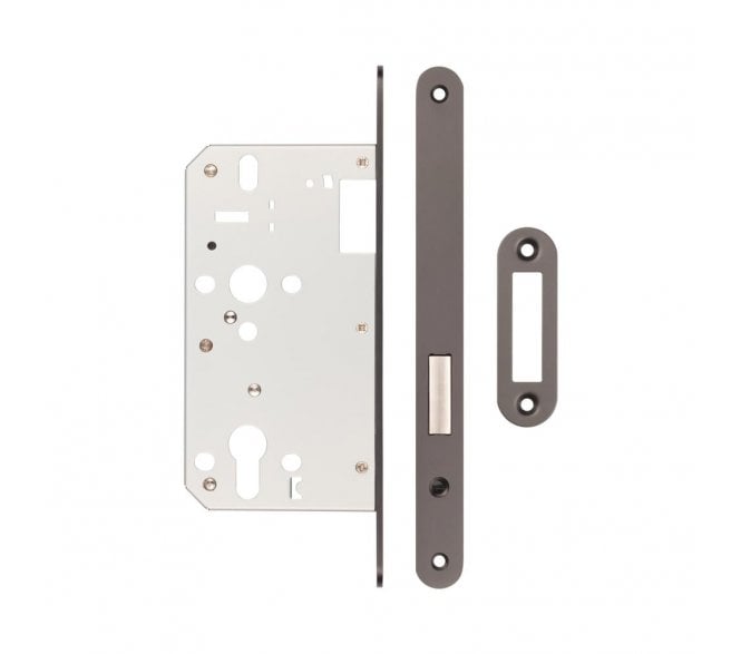 Frelan JL-DD60RDB DIN Euro Profile Deadlock (Radius) - Dark Bronze