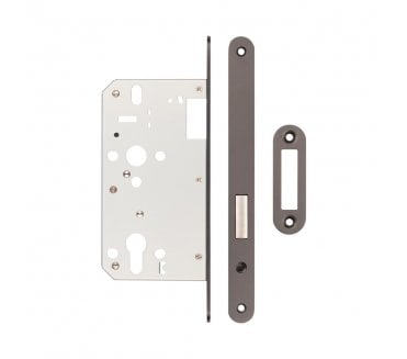 Frelan JL-DD60RDB DIN Euro Profile Deadlock (Radius) - Dark Bronze