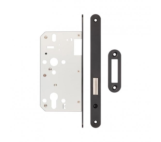 Frelan JL-DD60RMB DIN Euro Profile Deadlock (Radius) - Matt Black