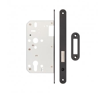 Frelan JL-DD60RMB DIN Euro Profile Deadlock (Radius) - Matt Black
