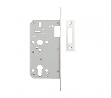 Frelan JL-DD60SSS DIN Euro Profile Deadlock - Satin Stainless Steel