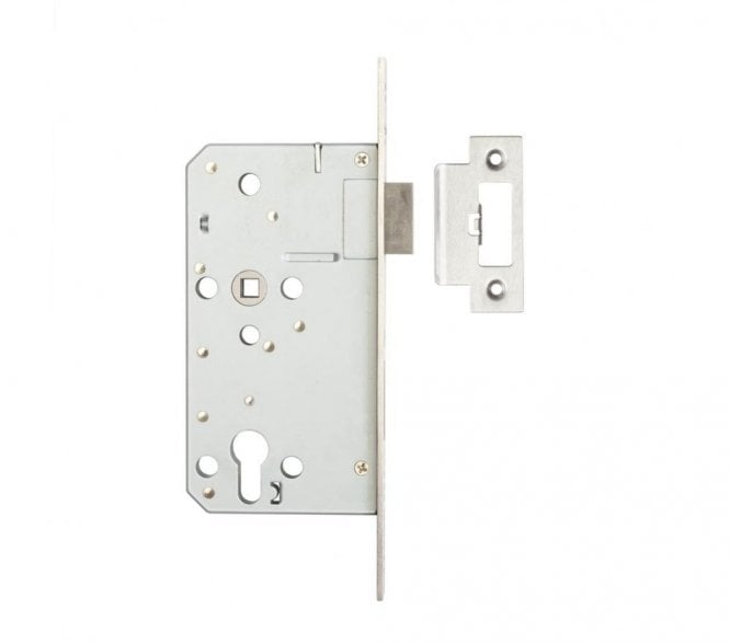 Frelan JL-DE60SSS DIN Euro Profile Escape Lock - Satin Stainless Steel