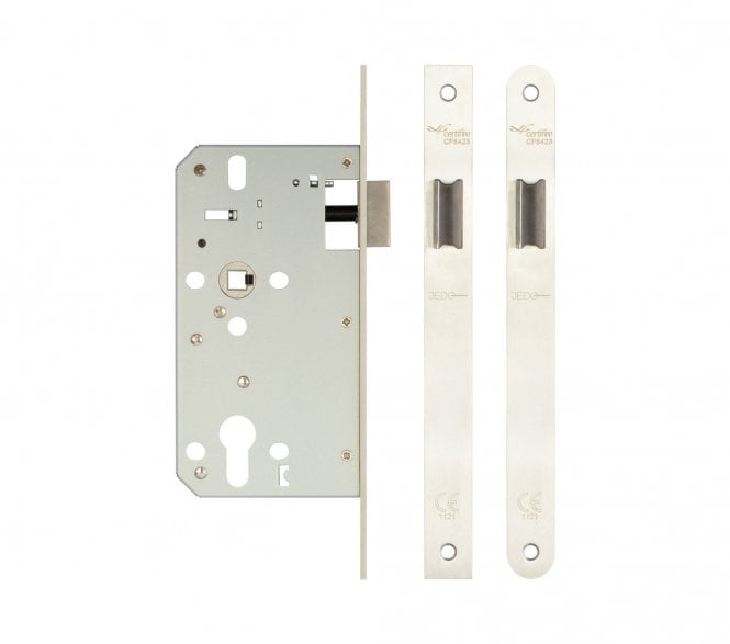 Frelan JL-DL60RSSS DIN Latch (Radius) - Satin Stainless Steel