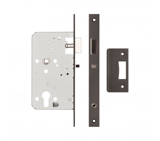 Frelan JL-DNL60DB DIN Euro Profile Night Latch - Dark Bronze