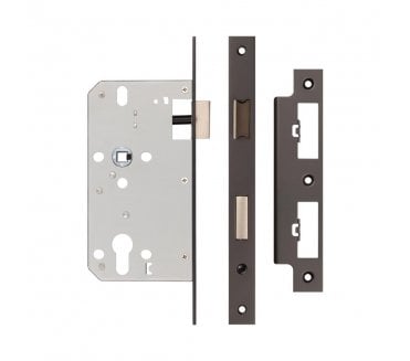 Frelan JL-DS60DB DIN Euro Profile Sashlock - Dark Bronze