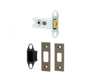 Frelan JL-HDB Heavy Duty Tubular Bathroom Deadbolt - Antique Brass