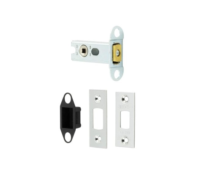 Frelan JL-HDB Heavy Duty Tubular Bathroom Deadbolt - Polished Stainless Steel.