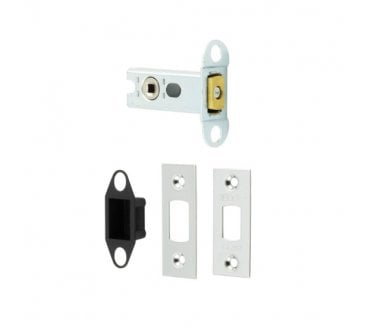 Frelan JL-HDB Heavy Duty Tubular Bathroom Deadbolt - Polished Stainless Steel.