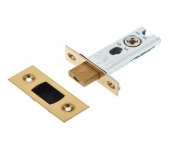 Frelan JL-HDB Heavy Duty Tubular Bathroom Deadbolt - PVD Brass.