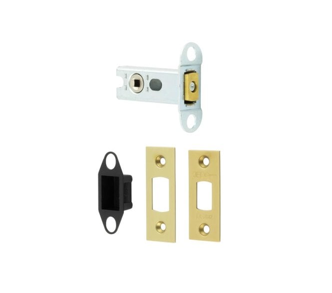 Frelan JL-HDB Heavy Duty Tubular Bathroom Deadbolt - Satin Brass