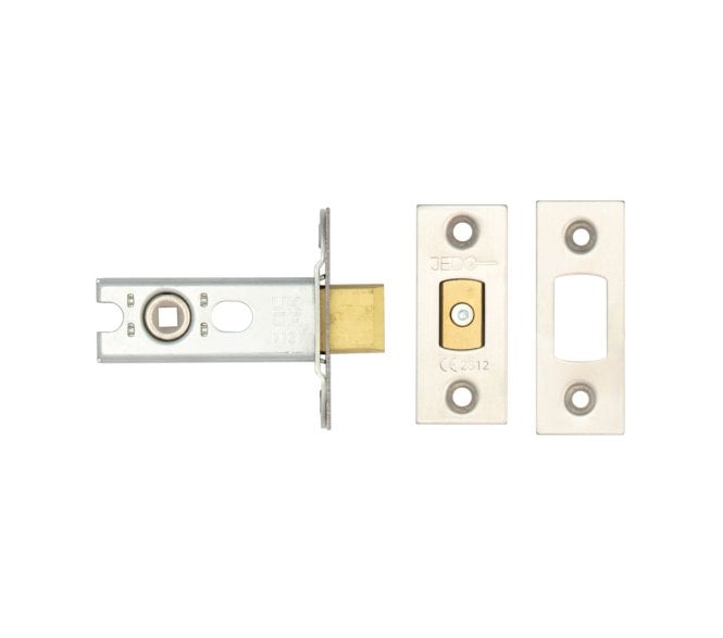 Frelan JL-HDB Heavy Duty Tubular Mortice Bathroom Deadbolt - Satin Stainless