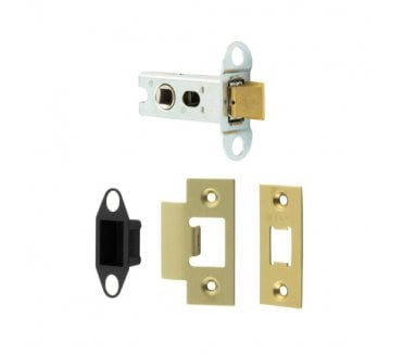 Frelan JL-HDT Heavy Duty Tubular Mortice Latch - Satin Brass