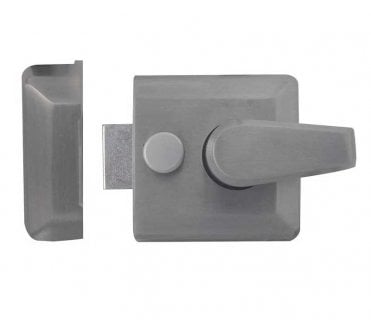 Frelan JL5031 Narrow Designer Rim Nightlatch - Satin Chrome