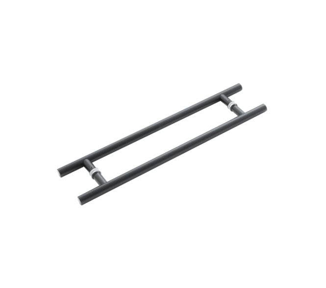 Frelan JMB220B Nero Guardsman Pull Handle - 400mm - Back to Back - Matt Black