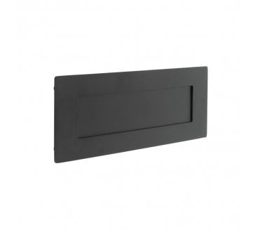 Frelan JMB3009 Grade 316 Letter Plate - 330x100mm - Matt Black