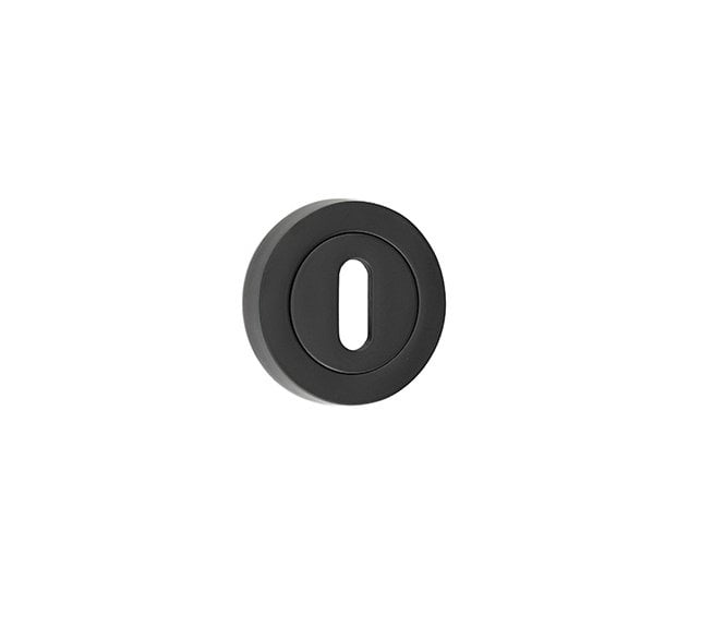 Frelan JMB503 Standard Keyhole Escutcheon - Matt Black