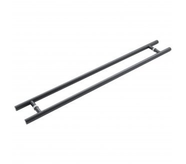 Frelan JMB521C Guardsman Pull Handle - 1200x32mm - Back to Back - Matt Black