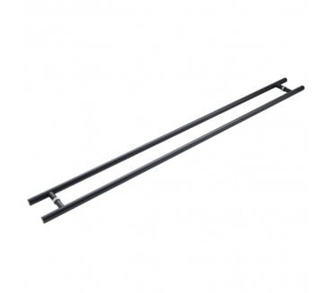 Frelan JMB521D Guardsman Pull Handle - 1800mm - Back to Back - Matt Black