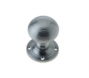 Frelan JR6M Beehive Door Knobs - Satin Chrome