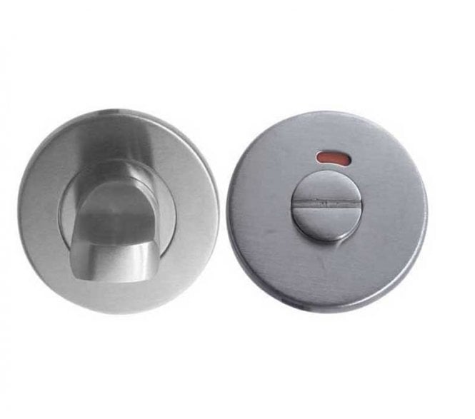Frelan JSS05 Bathroom Turn & Release Set - Satin Stainless Steel