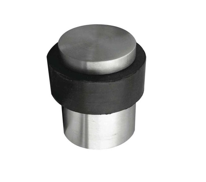 Frelan JSS06 Floor Mounted Projection Door Stop - Satin Stainless Steel