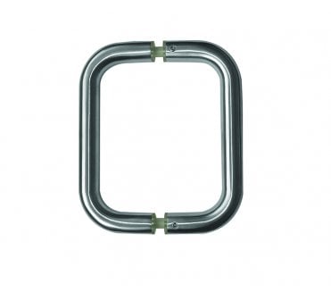 Frelan JSS120 Back To Back Stainless Pull Handles 19mm Dia (Pair) - 300mm - Satin