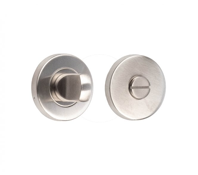 Frelan JSS225 Bathroom Turn & Release Set -  Satin Stainless Steel