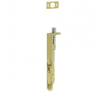 Frelan JSS50R Lever Action Flush Bolts (RADIUS) - Satin Brass