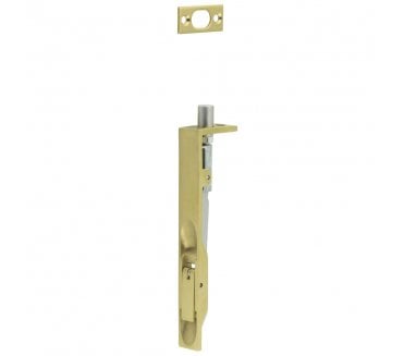 Frelan JSS50SB Lever Action Flush Bolts - Satin Brass
