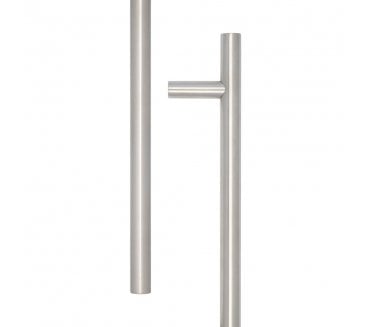 Frelan JSS520 T-Bar Guardsman Pull Handles - Bolt Through - Satin Stainless Steel
