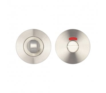 Frelan JSS55 Bathroom Thumbturn & Release Set W/Indicator - Satin Stainless Steel