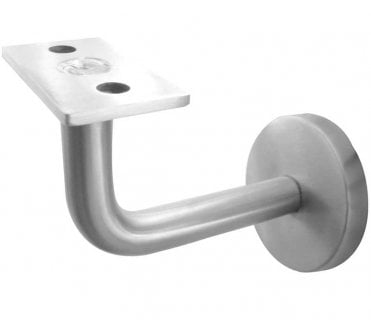 Frelan JSS85H Hand Rail Bracket - 75mm - Satin Stainless Steel