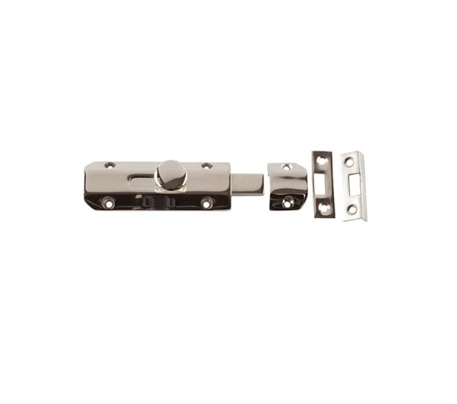 Frelan JV167PN Flat Surface Door Bolts - Polished Nickel