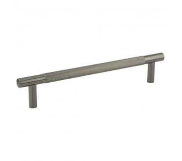 Frelan JV1800 Bari Knurled T-Bar Pull Handles - Face Fix - Black NIckel