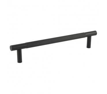 Frelan JV1800 Bari Knurled T-Bar Pull Handles - Face Fix - Matt Black