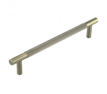Frelan JV1803 Venice Lines T-Bar Pull Handle - Rear Fix - Antique Brass