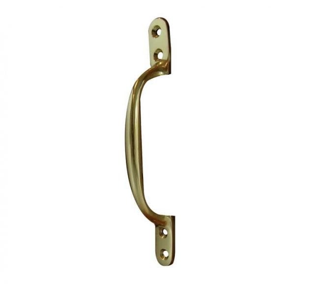 Frelan JV194 Sash Window Pull Handles - Polished Brass