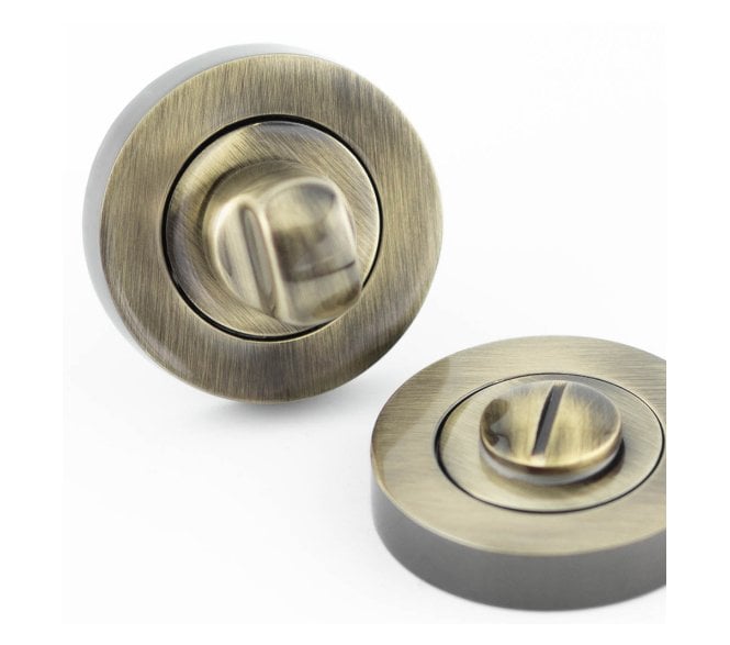 Frelan JV2666 Bathroom Turn & Release - Antique Brass