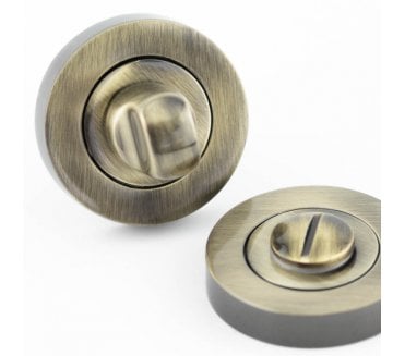 Frelan JV2666 Bathroom Turn & Release - Antique Brass