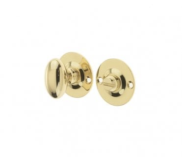 Frelan JV2670PB Traditional Bathroom Turn & Release Set - Polished Brass