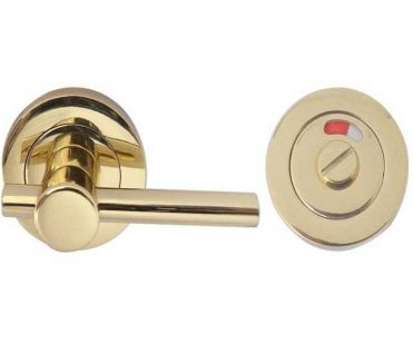 Frelan JV2888PB Less-Able Easy Bathroom Turns & Release Set W/Indicator - Polished Brass