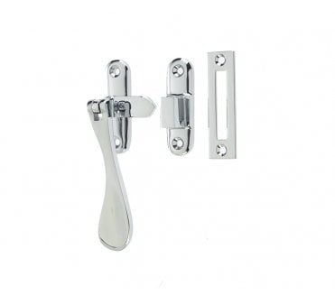 Frelan JV301PC Spoon-End Casement Window Fastener - Polished Chrome