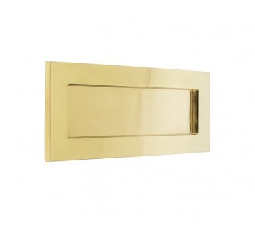 Frelan JV36 Victorian Letterplates - Polished Brass